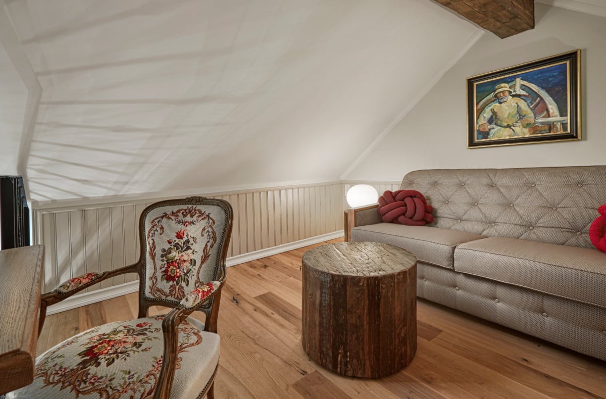 Traditional Icelandic attic